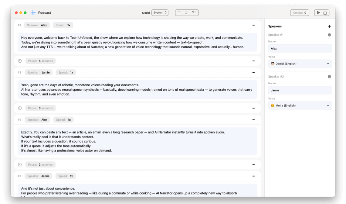 Screenshot for Text to Speech
